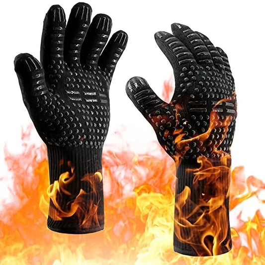 pair of Oven/Barbecue Heat Resistant Gloves