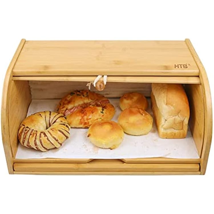 Bamboo bread bin 