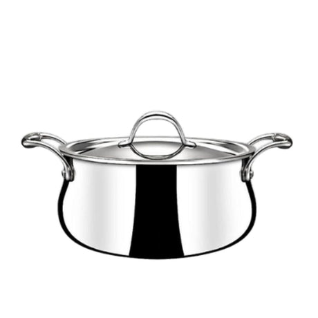 22 cm Triply Artisan Belly Sauce Pot + Lid (Stahl)
