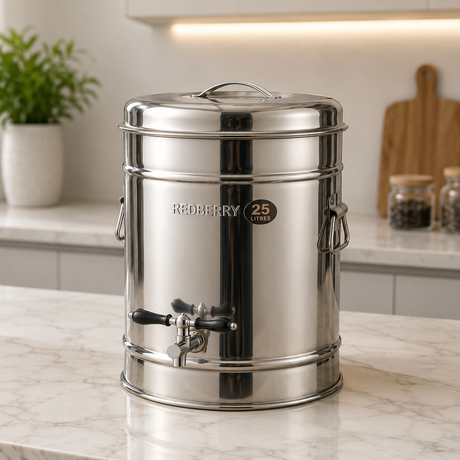 25L Heavy Duty Stainless Steel Insulated Tea Urn