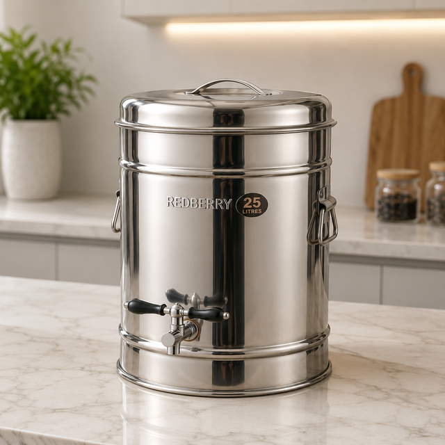 25L Heavy Duty Stainless Steel Insulated Tea Urn