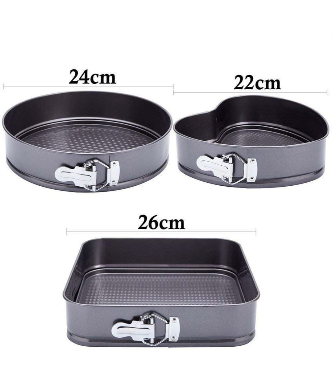 Cake moulds/baking tins