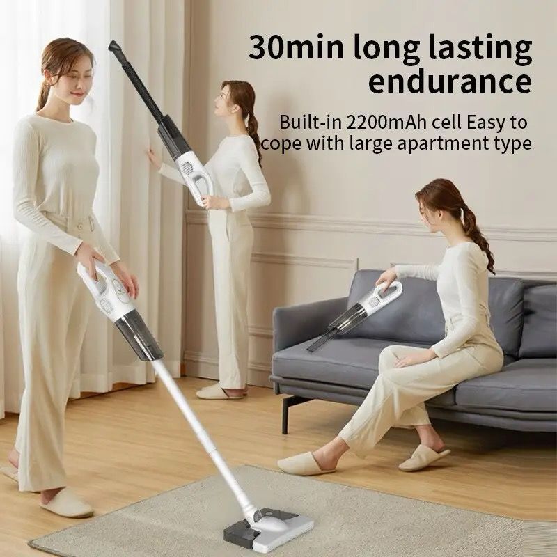 Dry cordless rechargeable handheld vacuum cleaner