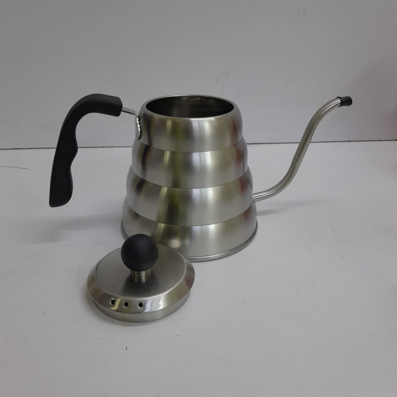 Stainless Steel Coffee Kettle Gooseneck Thin Spout 1.2L