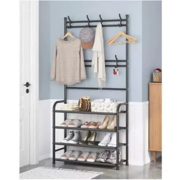 Multi function shoe / Hat / cloth rack with hooks