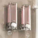 Wall mounted manual soap pump