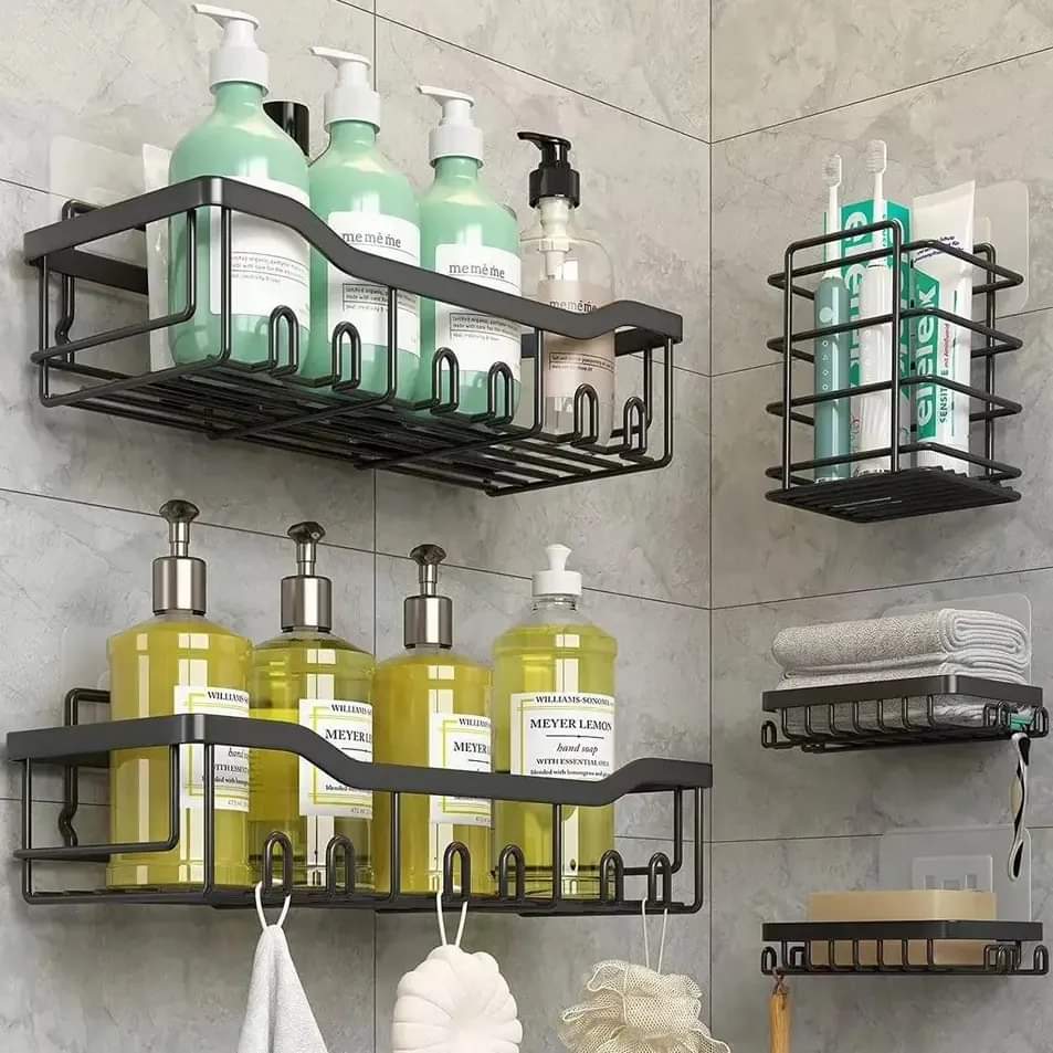 Shower caddy shelf/Bathroom organizer 5pcs set