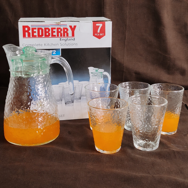 glass WATER SET  7pcs