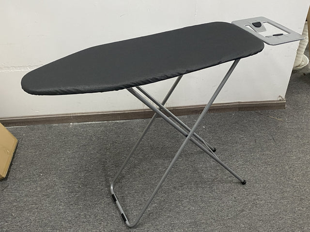 Basics Full-Size Ironing Board - 4-Leg Fold-Up, Chevron Removable Cover
