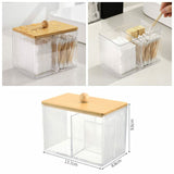Acrylic Makeup Organizer Cotton Pad Storage Box