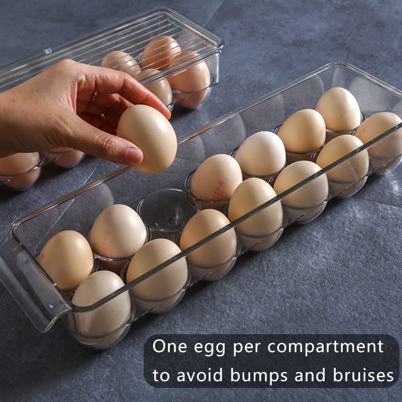 Egg Holder with handle & Lid 16 Grid