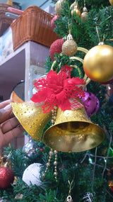 Christmas Tree Jingle Bell Ornament – 1pc