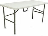 Adjustable Craft Camping and Utility Folding Table (121cm × 61cm × 74cm)
