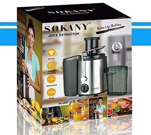 Sokany Slow Juicer/ Juice Extractor 800W