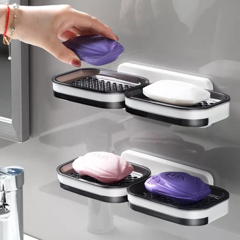Double soap holder