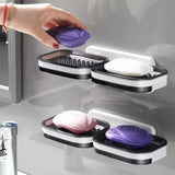 Double soap holder