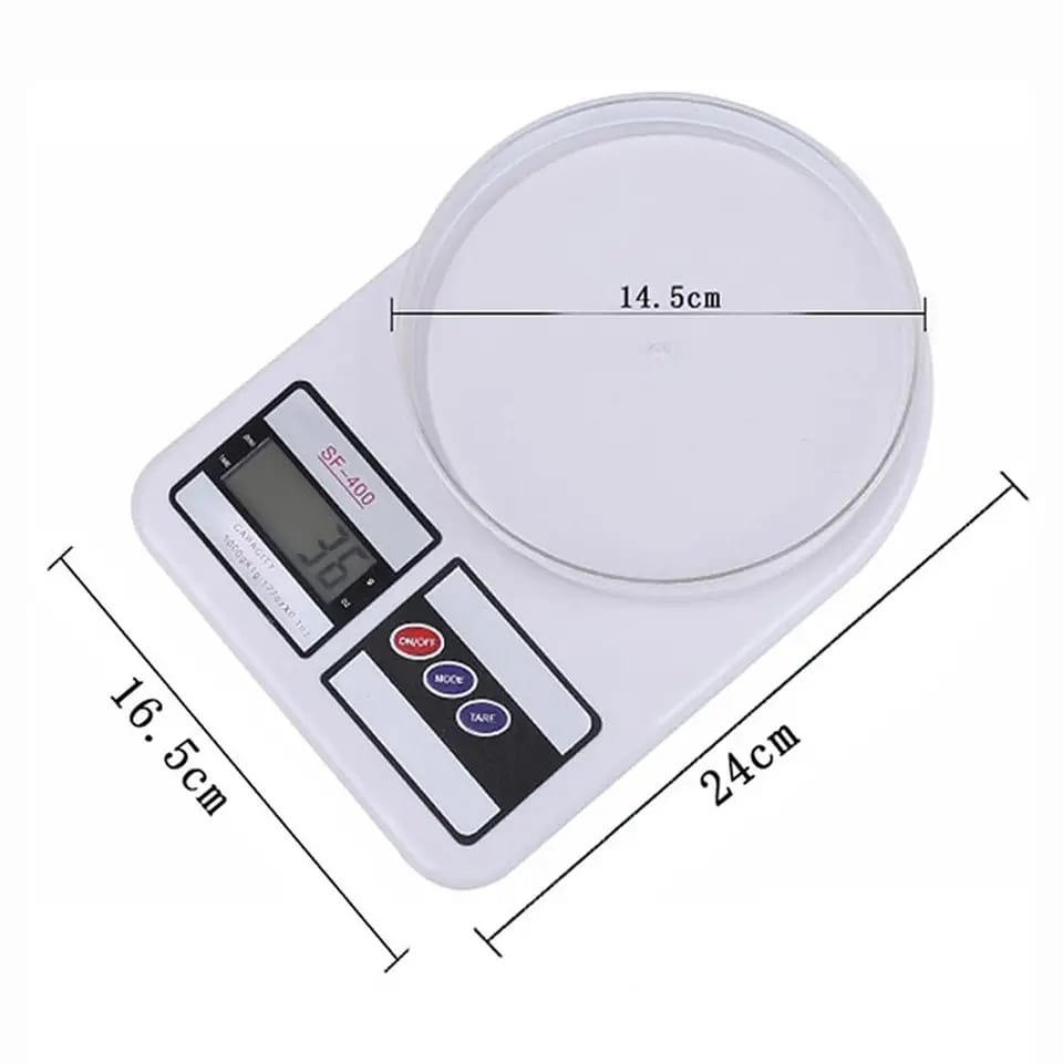 Digital kitchen weighing scale