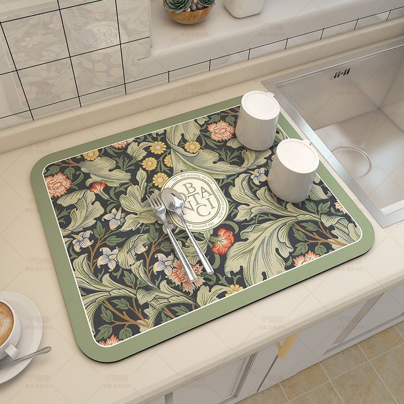 dish drying absorbent mats