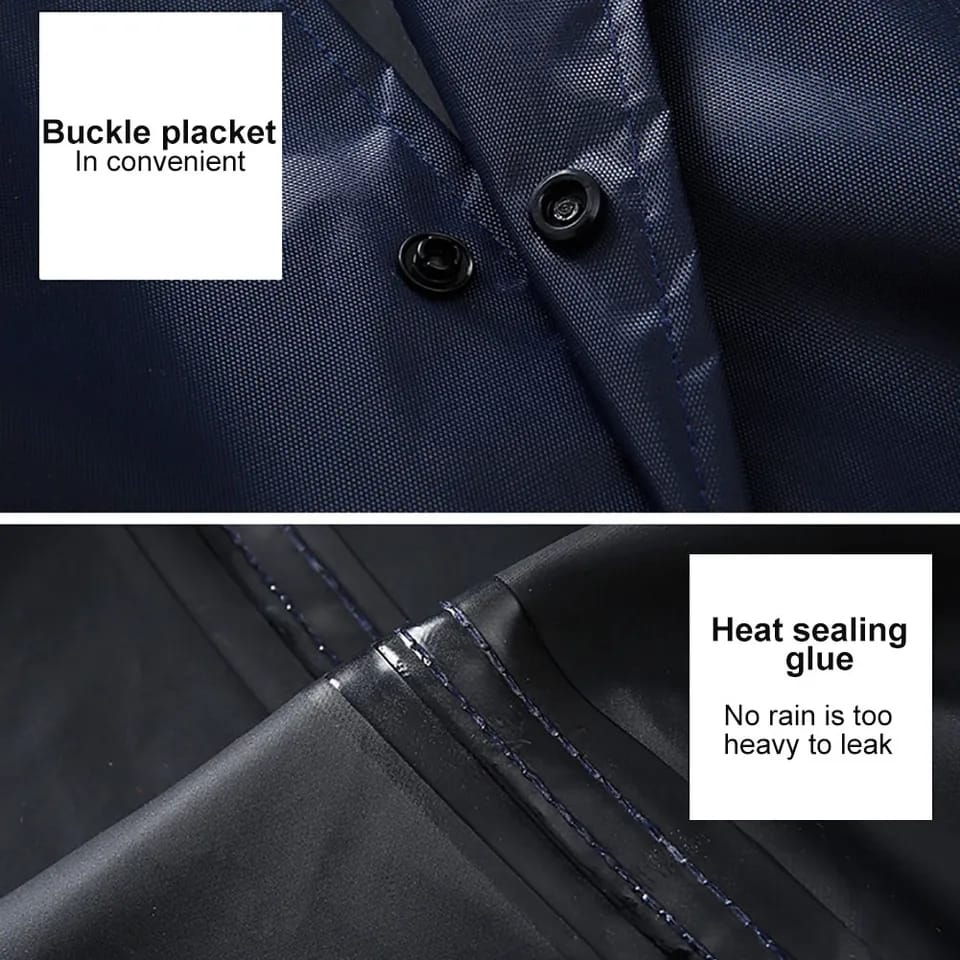 Adult Raincoat with Cap — Unisex 110 cm