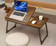Adjustable Tilting Laptop Folding Table Stand Desk Bed Table with Foldable Legs