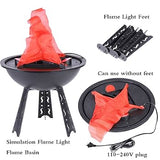 Flammen Lampe – 3-Legged Stand Fireplace Décor Piece