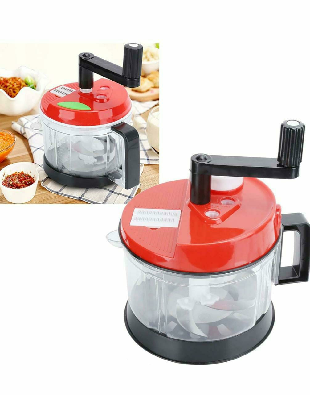 Manual rotary shredder /vegetable chopper/meat mincer