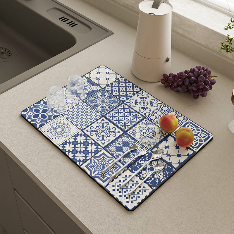 dish drying absorbent mats