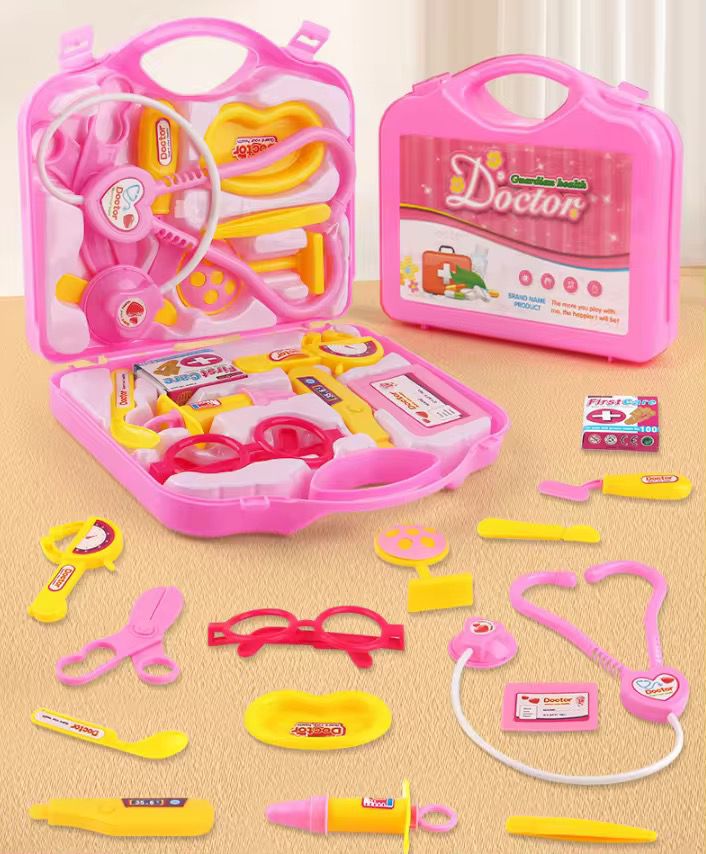 Kids Pretend Play Doctor/Nurse Set with Storage Case