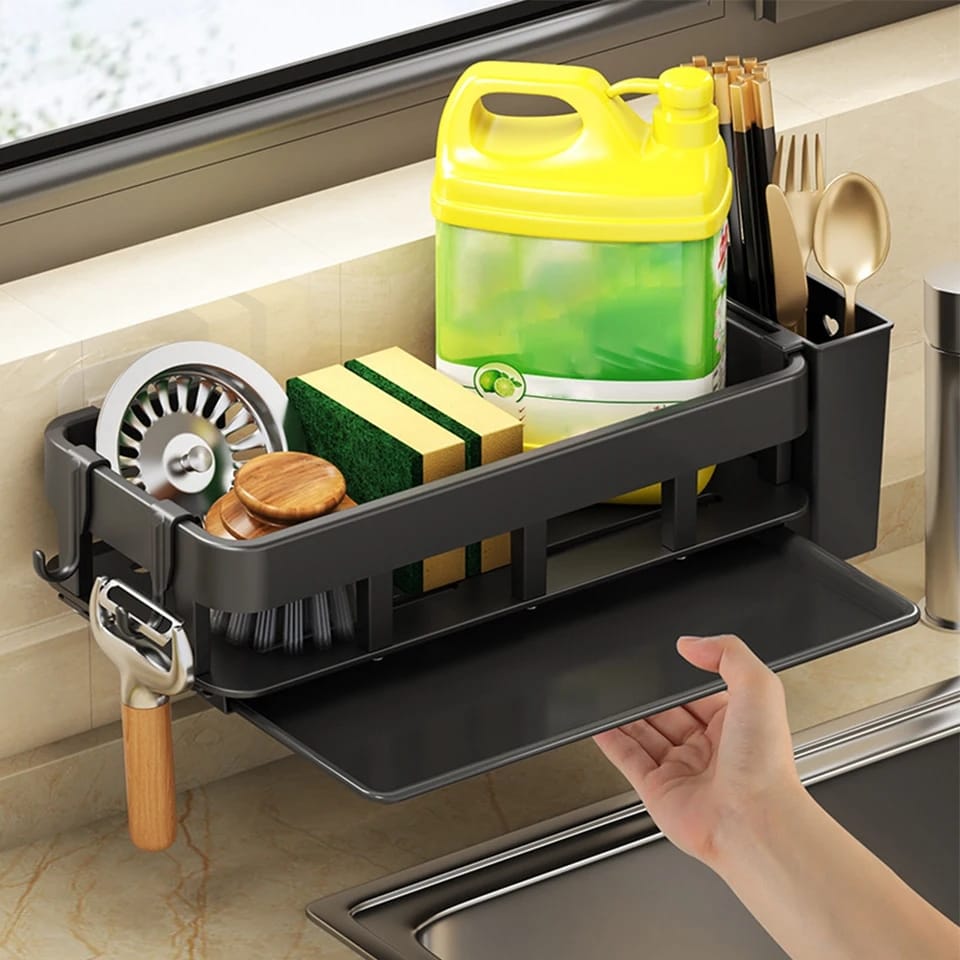 Kitchen/bathroom sink caddy