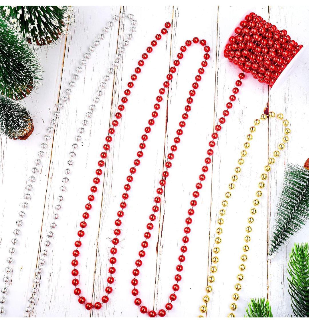 Christmas Tree Beads Garland – 10 Metres
