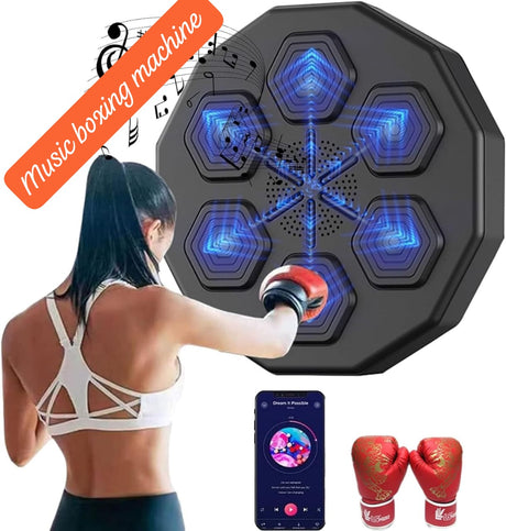 Intelligent Bluetooth Music Boxing Fitness Trainer