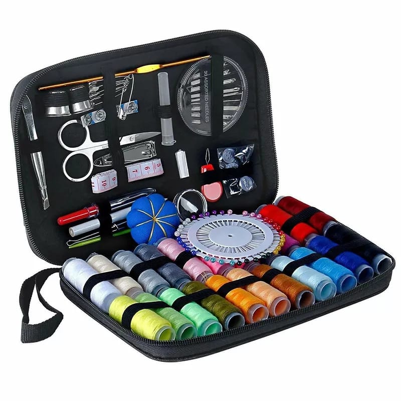 New bigger 126pcs Portable sewing machine set with a storage Case