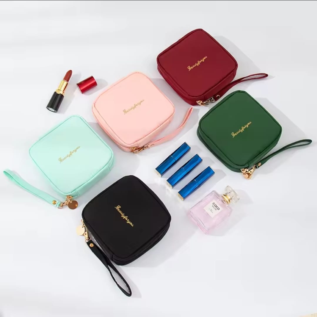Waterproof Pad Pouch — Travel & Daily Essentials Case