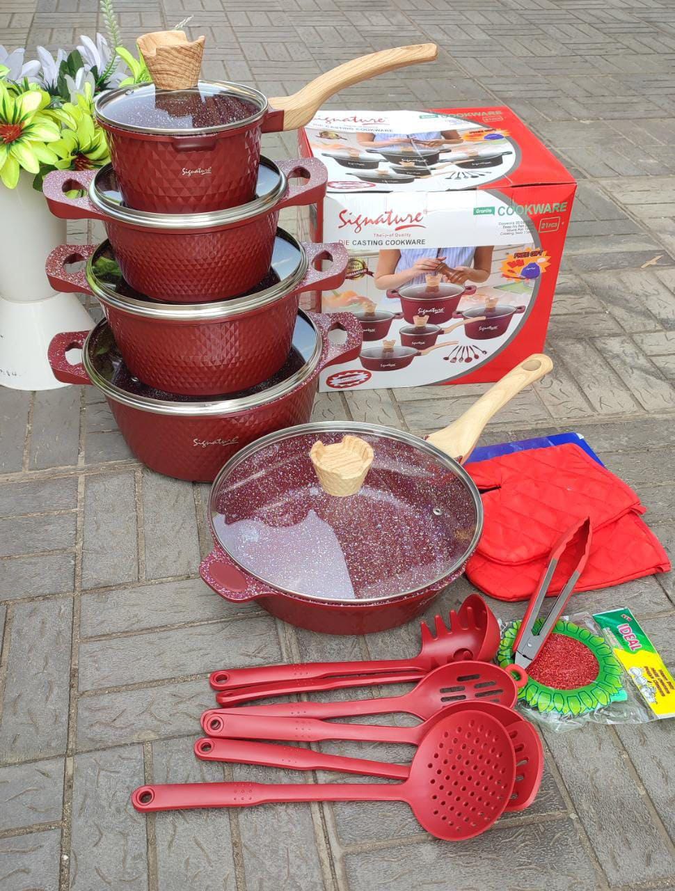 Signature Cookware Set 21pcs SET