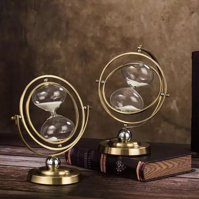 Brass Hourglass 60 Minute Sand Clock Timer