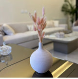 Style Modern Nordic Home Decoration Round Shape Porcelain Flower Vase