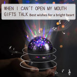 Star Projector Sky Light with Bluetooth Speaker Pink, white and Black