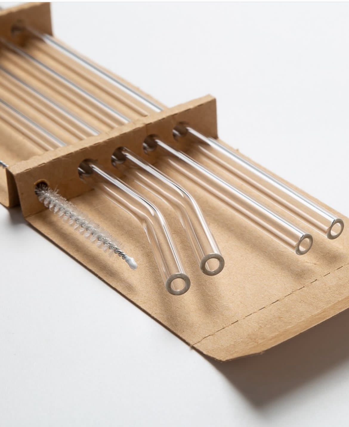 Reusable Glass Straws 8mm Straight Bent Glass Drinking Straws Eco Friendly Cocktail Straws for Beverages Milk Coffee