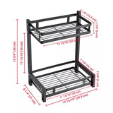multi functional spice storage rack 2 Tier