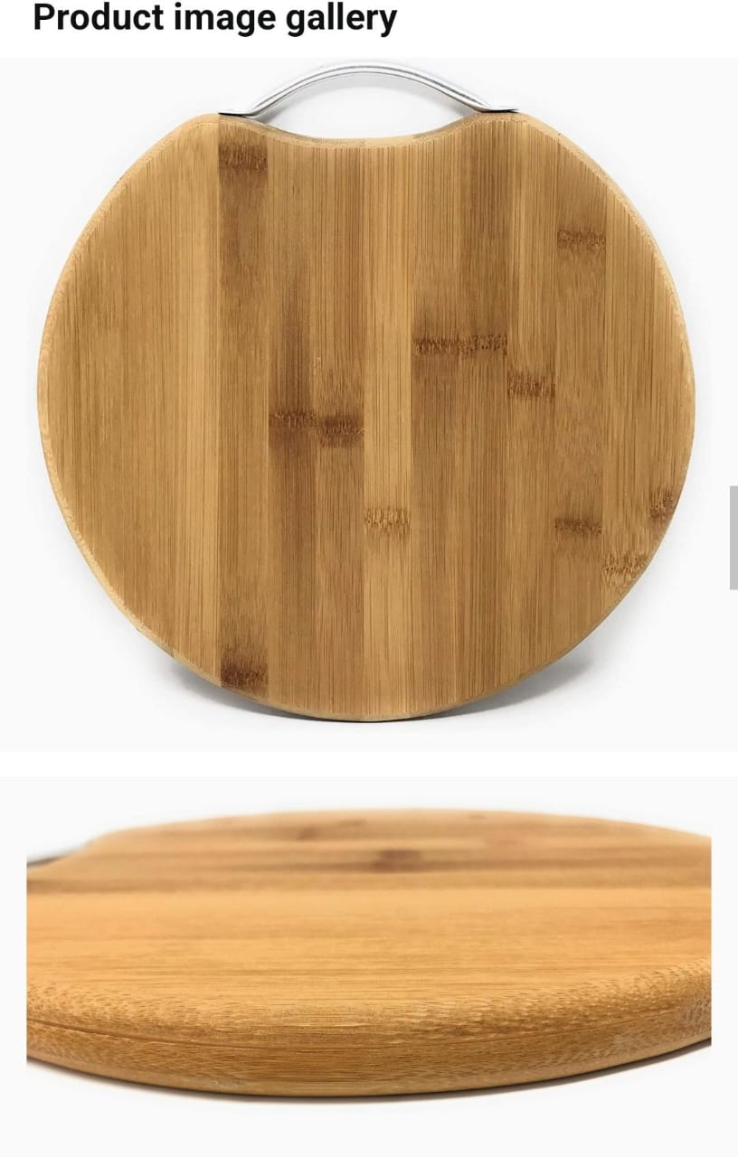 Round bamboo chopping board 32 cm