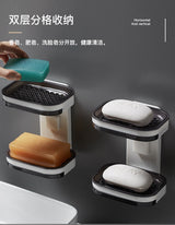 Double soap holder