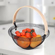 Rounded mesh fruit basket 29 cm