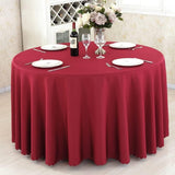 Round Polyester Tablecloth – 320cm Wedding & Event Table Cover