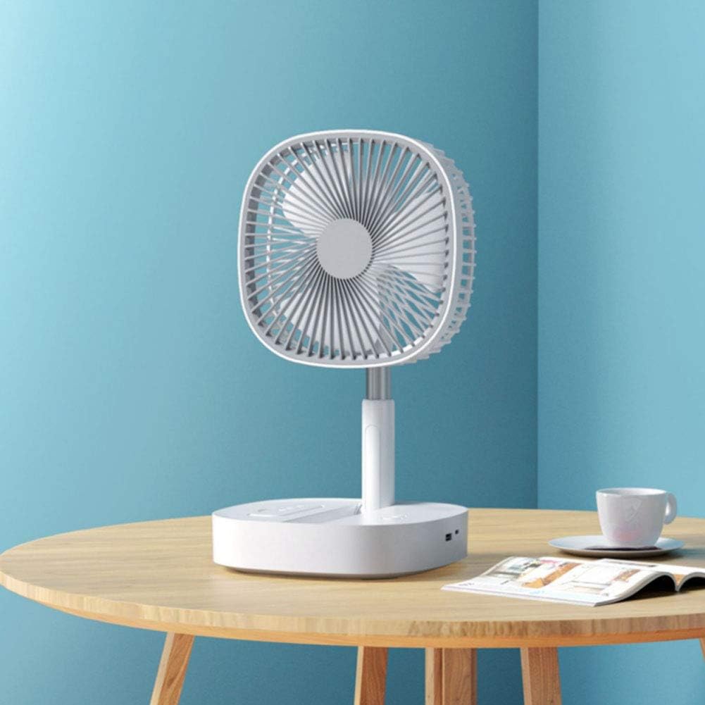 Portable Desk Fan with USB &amp; 2000mAh Battery