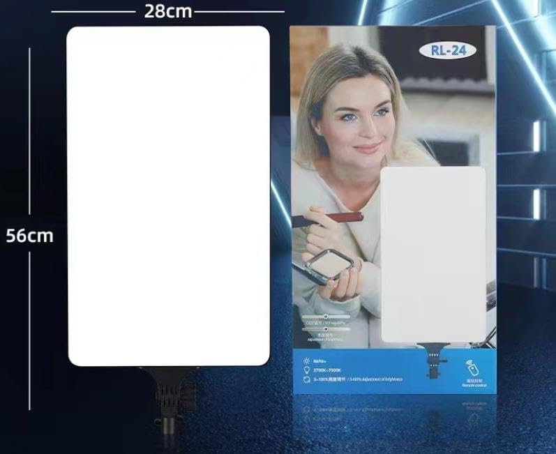 RL-24 Portable LED Photo Fill Light – Adjustable Brightness & Color