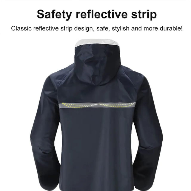 Adult Raincoat with Cap — Unisex 110 cm