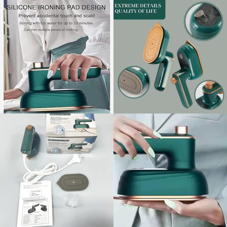 Portable mini steam iron