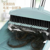 Broom and scoop folding dustpan
