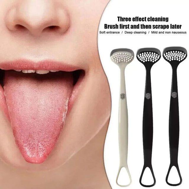 Silicone Scraper of The Tongue Double Side