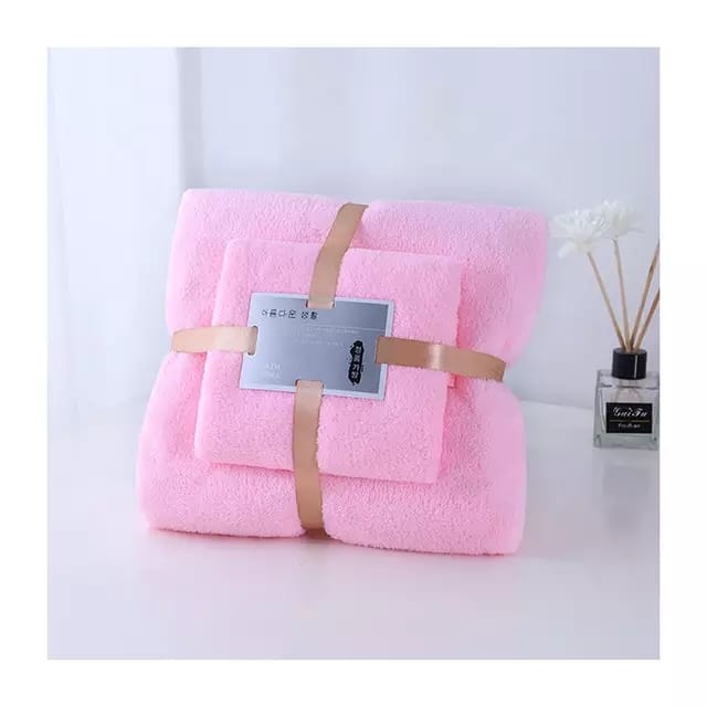 Coral fleece towel set